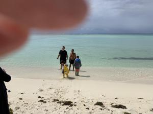 Saipan, Northern Mariana Islands - Dave Combs baptizing Pito