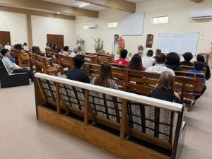 Saipan, Northern Mariana Islands - Robert preaching