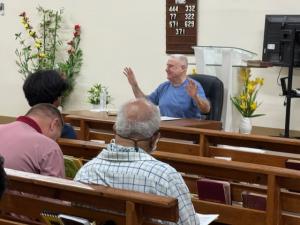 Saipan, Northern Mariana Islands - Robert teaching PIBC classes