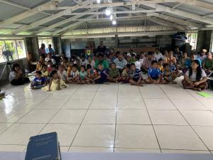 Tarawa, Kiribati - Sunday morning assembly